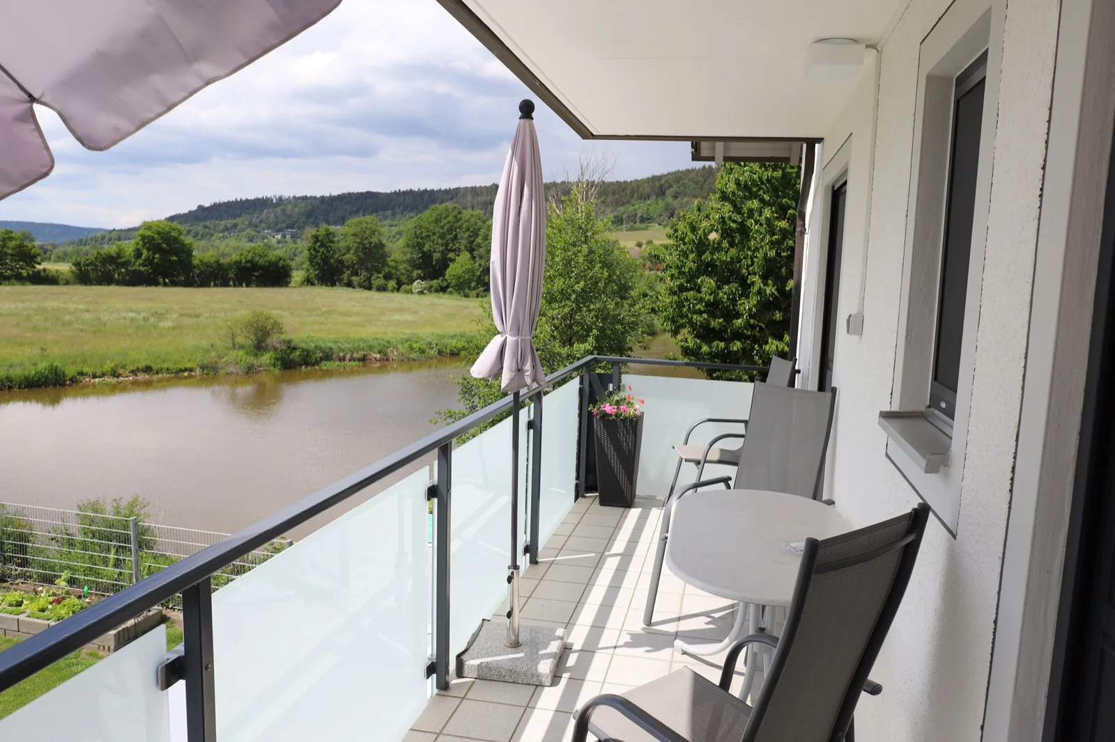 Balkon mit Ausblick